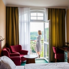 Hotel Royal - Mariánské Lázně, pokoj s balkonem